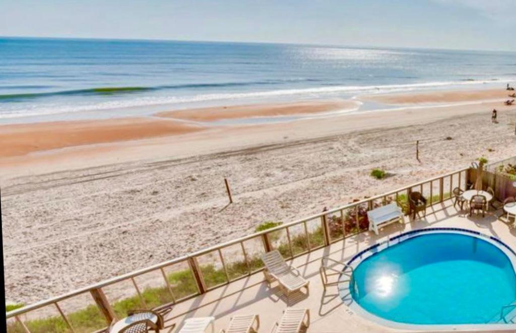 Coastal Cozy - Ocean View At Symphony Beach Club Ormond Beach Bagian luar foto
